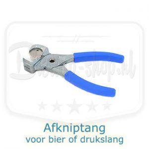 Afkniptang voor bier of drukslang