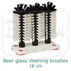 Beer glass cleaning brushes