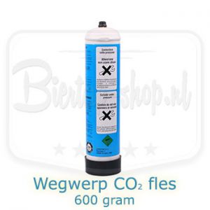 CO2 wegwerp fles 600 gram