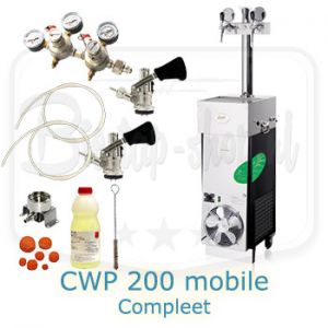 Lindr CWP 200 mobiele tap compleet met slangen en bierfustkoppelingen