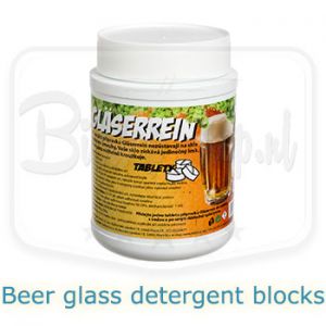 beer glass detergent blocks