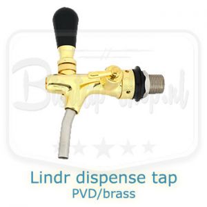 Lindr dispense tap - brass