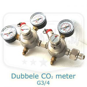 Dubbele CO2 meter Micro matic