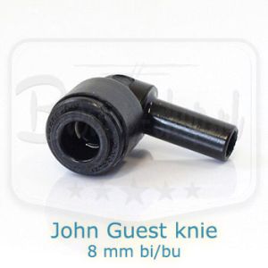 John Guest koppeling Knie 8 mm binnen/buiten