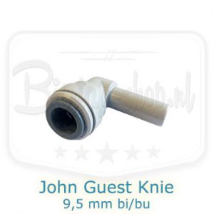 John Guest knie 9,5 mm binnen/buiten