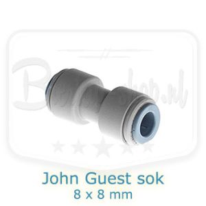 John Guest sok 2 x 8 mm vrouwjte