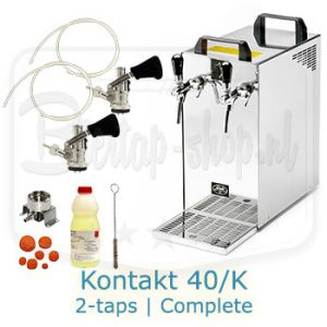 Lindr Kontakt 40/K beercooler 2-taps complete