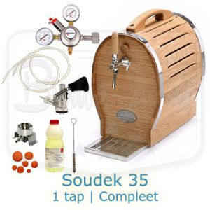 Lindr biertap Soudek 35 compleet