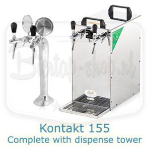 Lindr Kontakt 155 drycooler complete with dispense tower