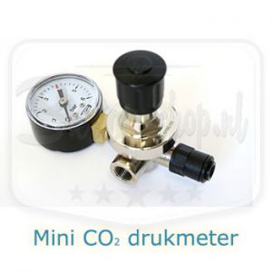 CO2 meter mini voor 600 grams wegwerp fles