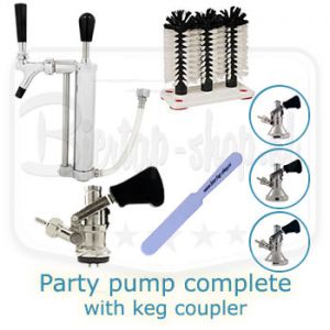 Party Pump complete set with keg coupler of choice