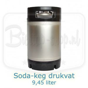 Soda-keg drukvat 9,45 liter