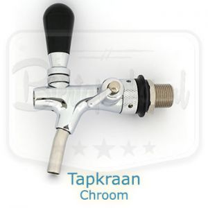 Tapkraan Lindr voor tapzuil Chroom