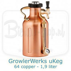 GrowlerWerks uKeg 1,9 liter copper