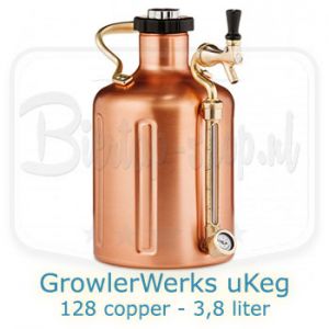 uKeg 3,8 liter copper GrowlerWerks