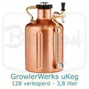 uKeg 3,8 liter verkoperd GrowlerWerks