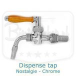 Dispense tap for beercooler  Nostalgie stainless steel 