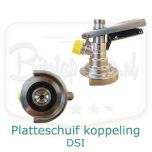 DSI platteschuif bierfustkoppeling