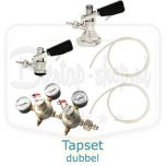 Tapset dubbel voor bierfust