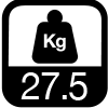 27,5 kg