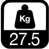 27.5 kg