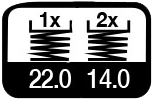 3 maal, 22 & 14 m