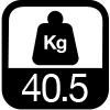 40.5 kg