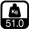 51.0 kg