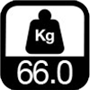66.0 kg